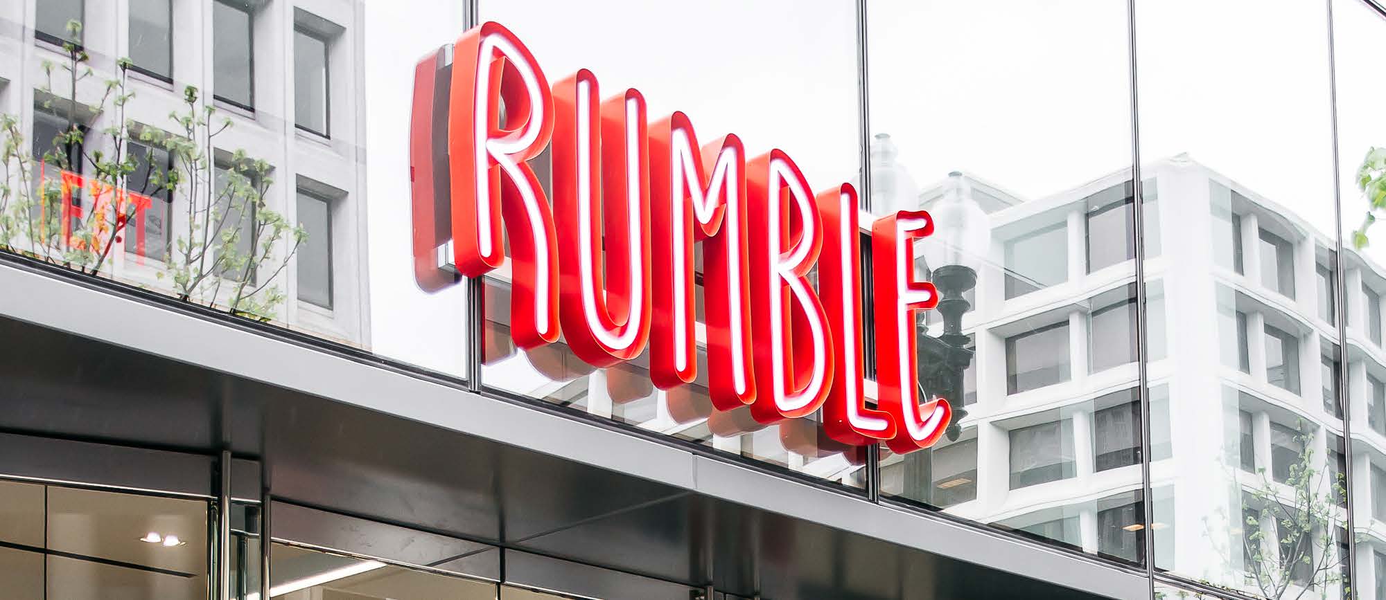 Rumble Boxing Exterior Signage - real_estate